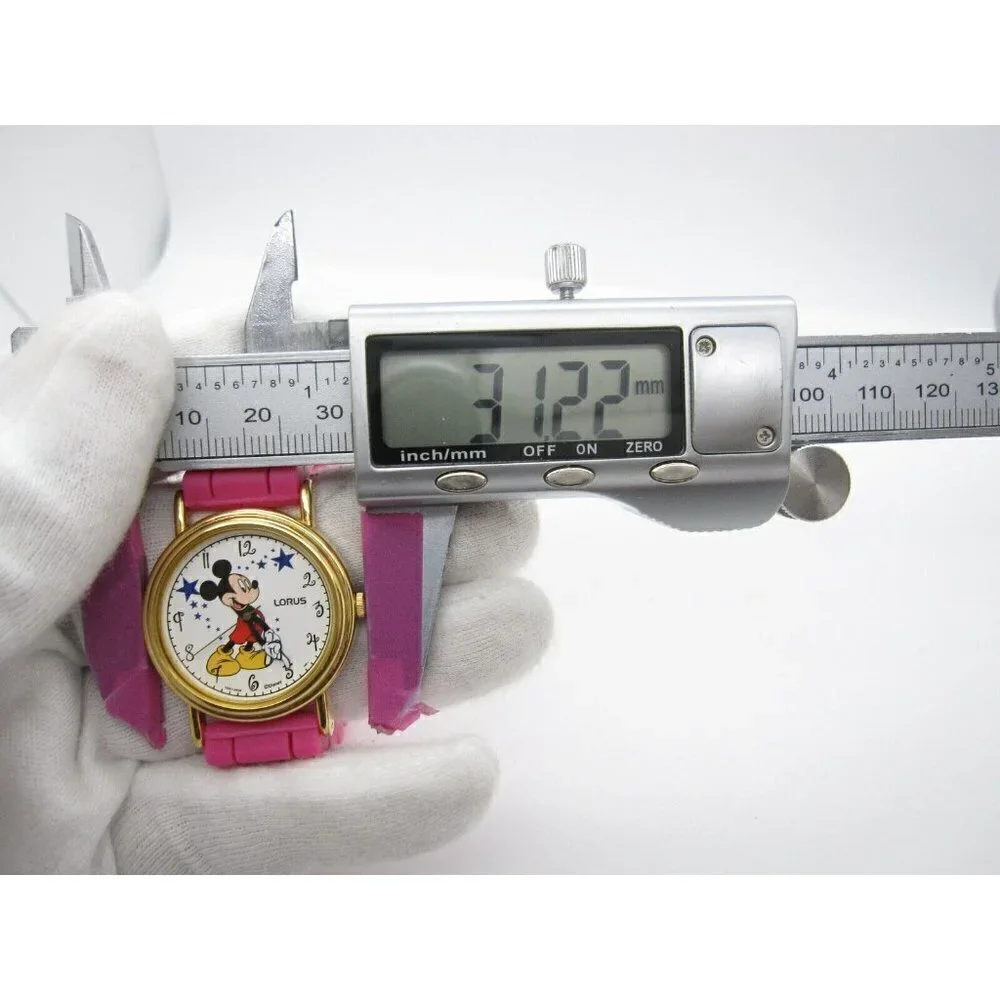 Women's Lorus Mickey Mouse Quartz WR Analog 31mm Dial Causal Round Watch (F96)
